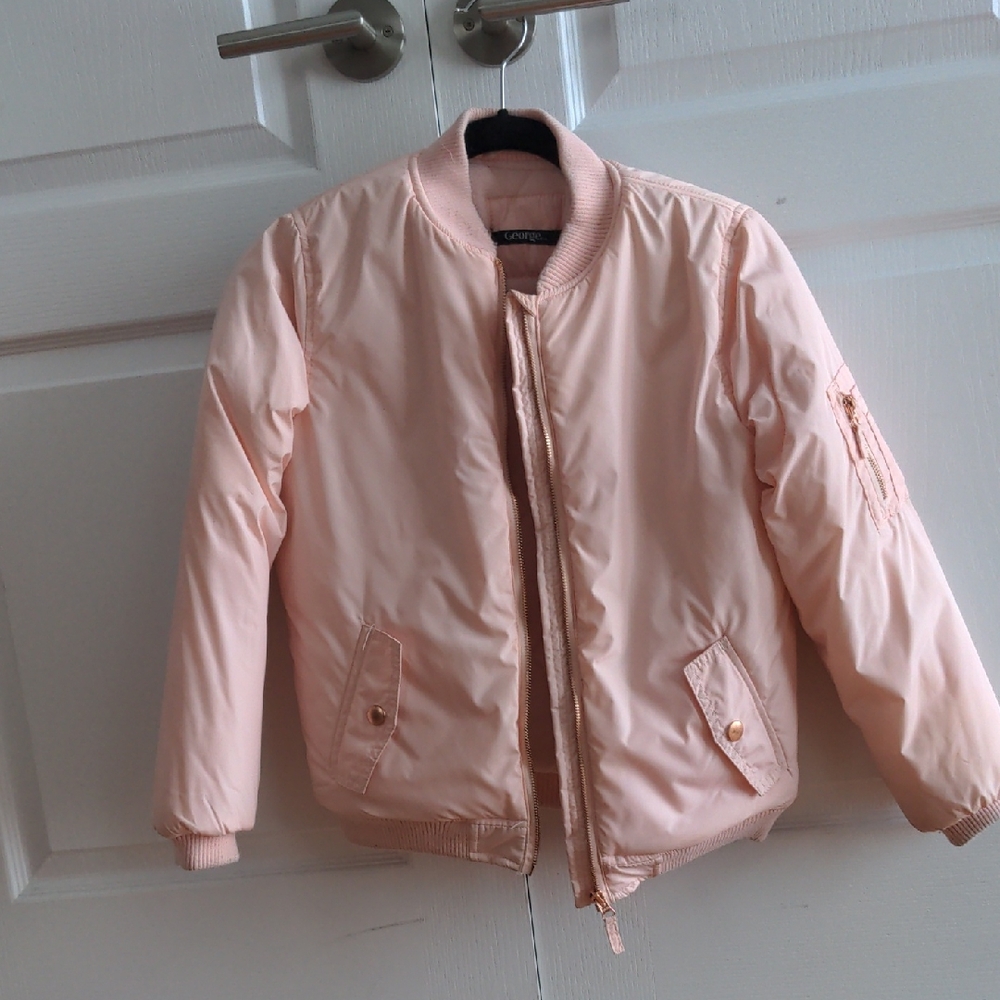 George Light Pink Quilted Jacket